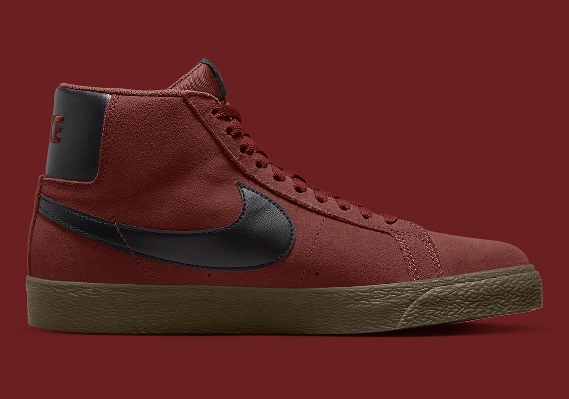 nike sb blazer mid maroon 864349 204 2