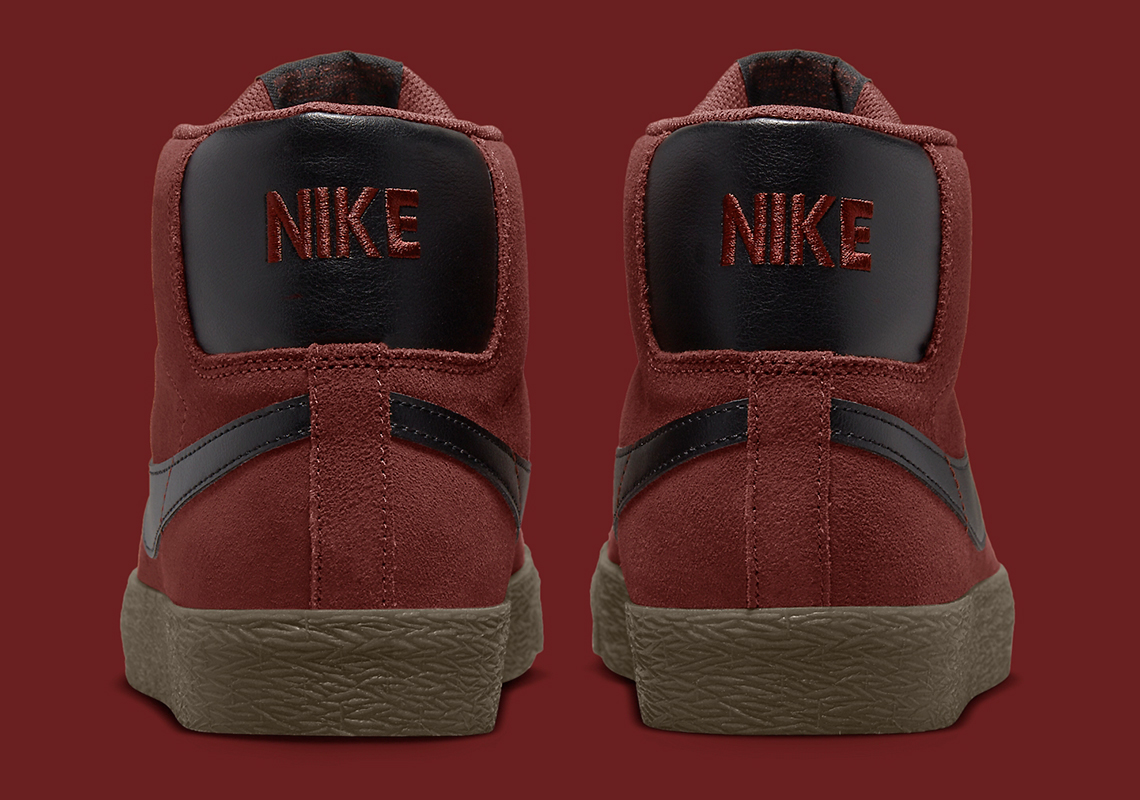 Nike blazer mid rebel on sale burgundy