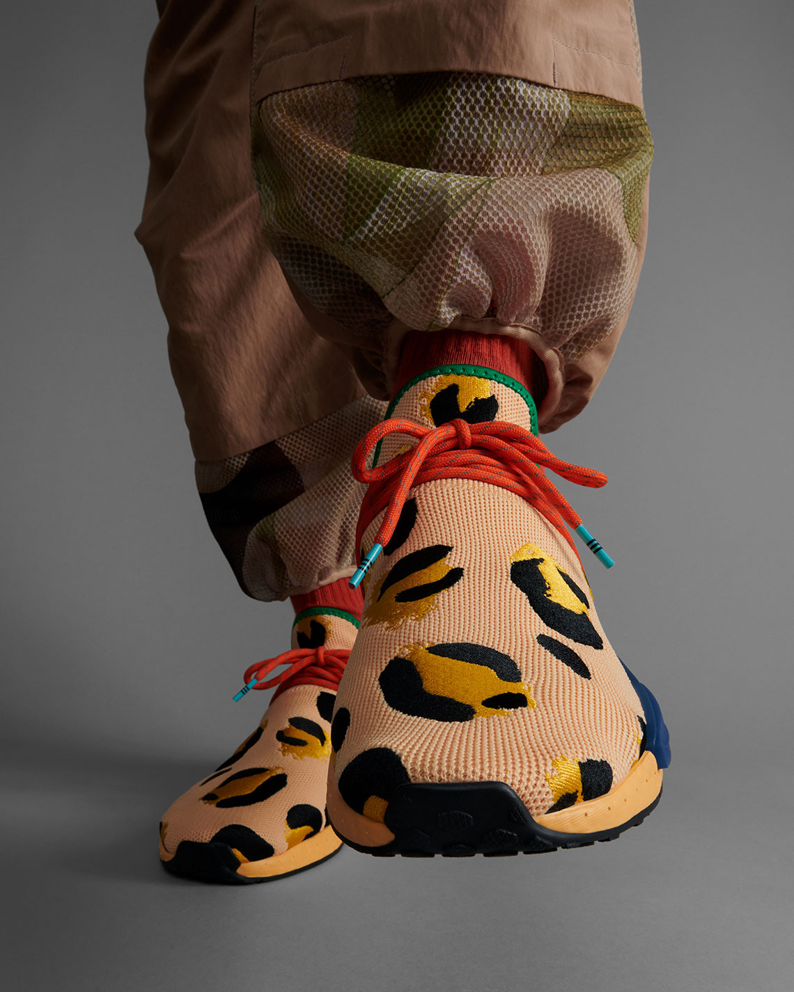 Pharrell adidas NMD Hu Animal Print Amber HP3221 Release