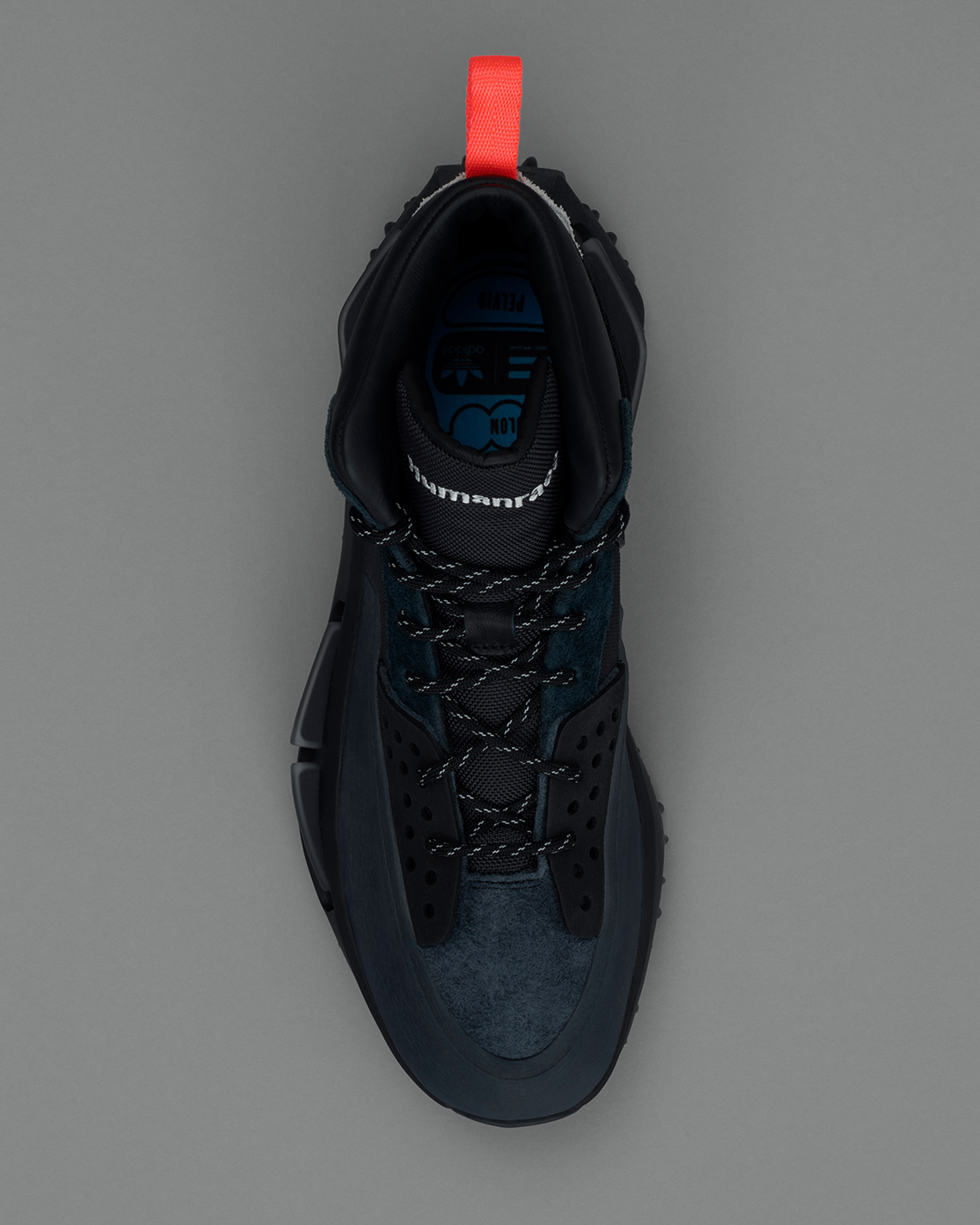Men's shoes adidas Hu NMD S1 Ryat Core Black/ Core Black/ Solar Red