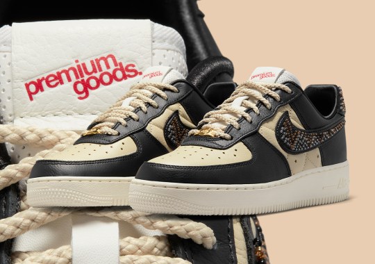 Premium Goods Adds Beaded Embellishments To Their Nike Air Force 1 Collaboration