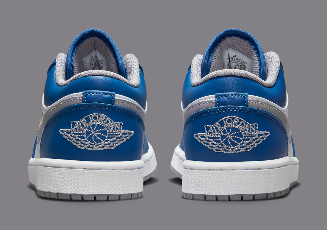 Jordan 1 Low True Blue Cement – Kicksinto