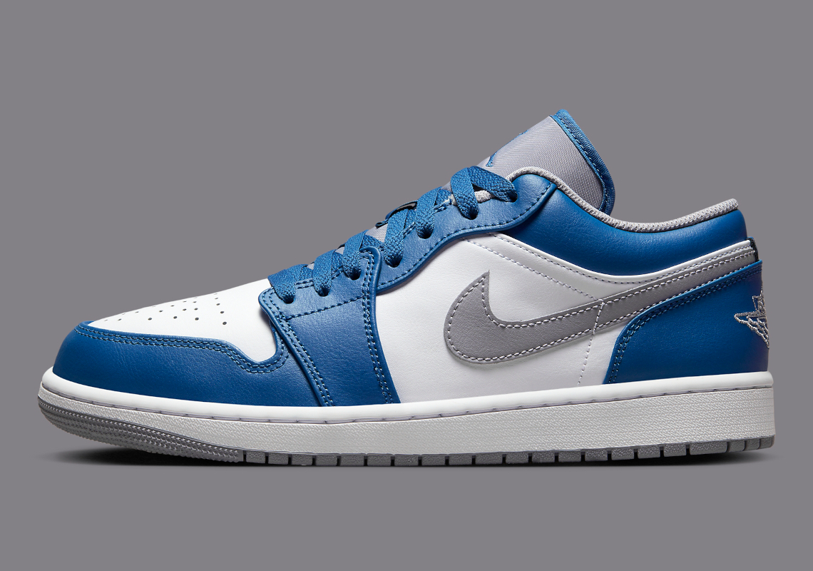 blue low jordan 1s