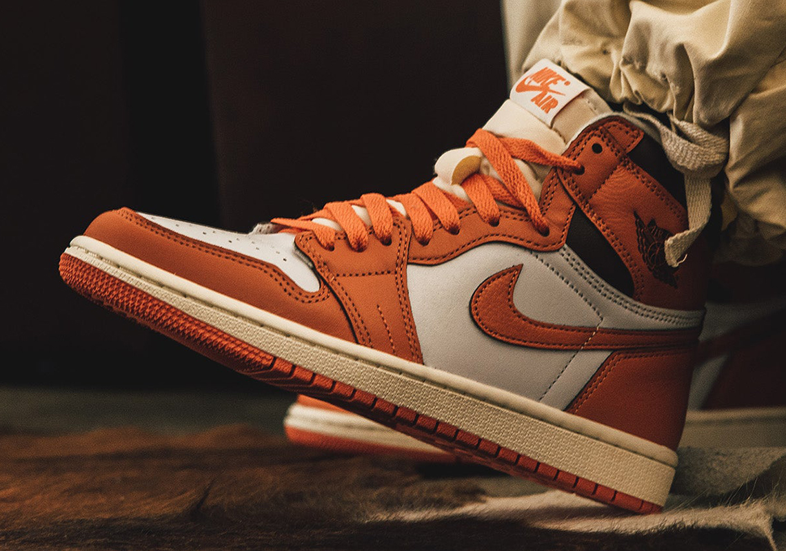 orange and brown jordan 1