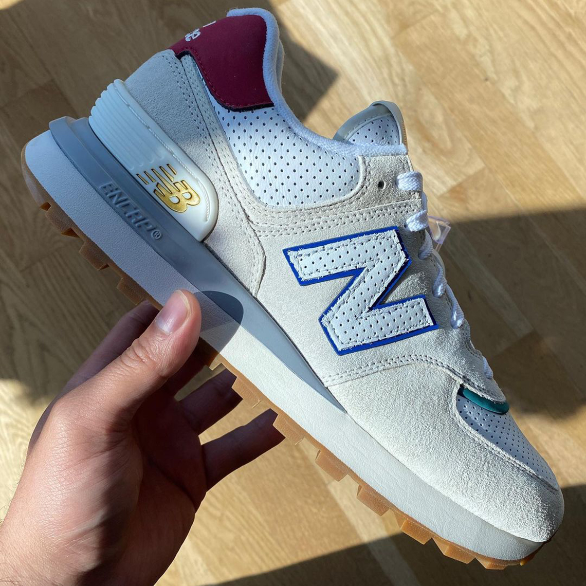 New balance 574 blue cheap hour