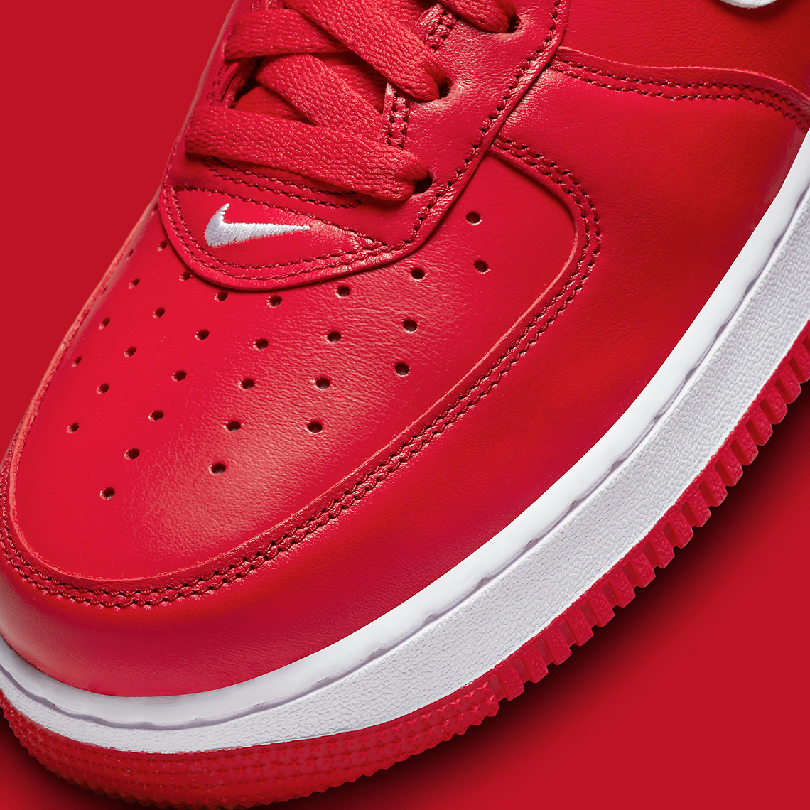 solid red air force 1