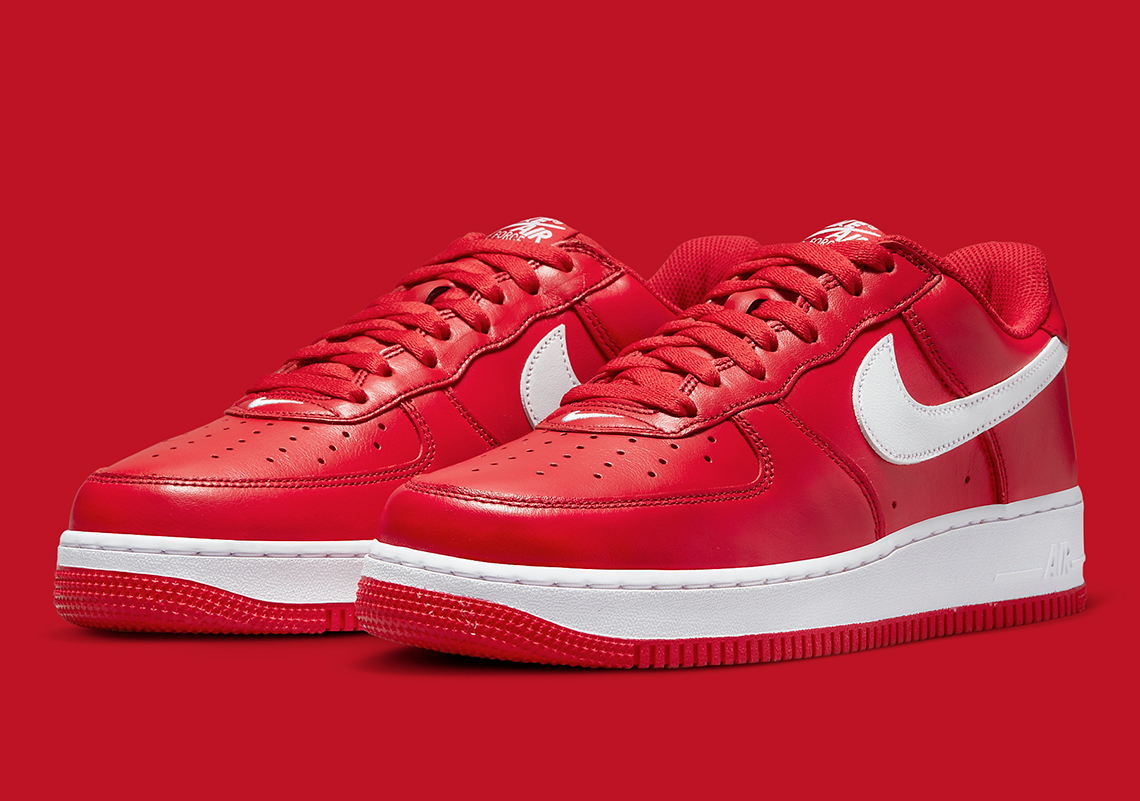 Nike Air Force 1 Low '07 Color of the Month University Red Gum