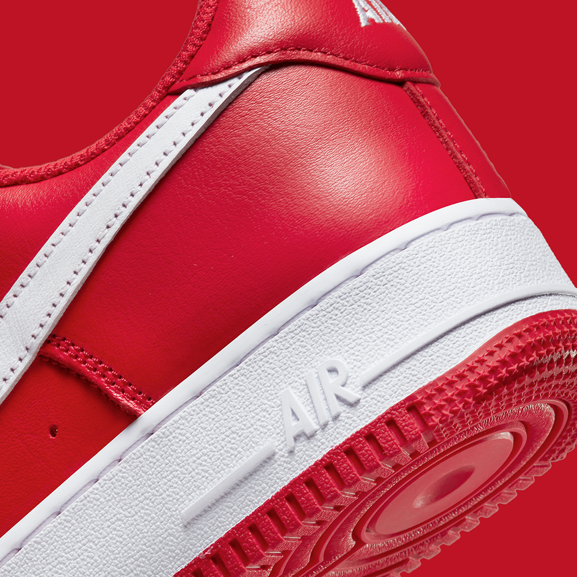 OG Details On The Red Nike Air Force 1 High Canvas •