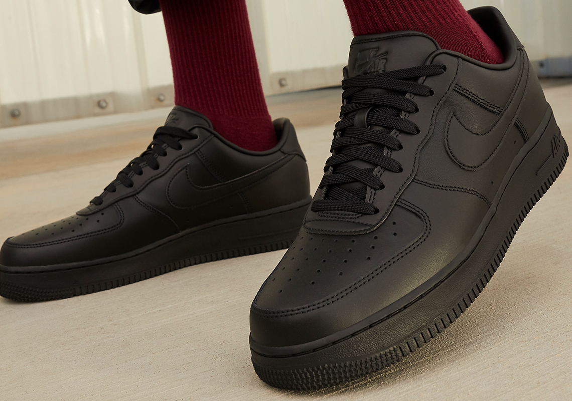 The Nike Air Force 1 Fresh Resurfaces In "Triple Black"