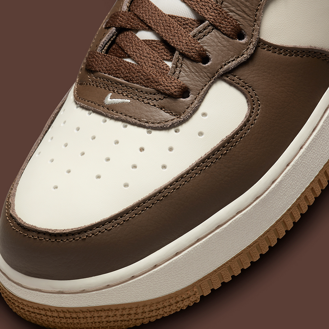 Nike Air Force 1 Mid Brown Plaid DV0792-100 | SneakerNews.com