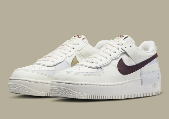 Mismatched Swooshes And Tan Snakeskin Accent The Latest Nike Air Force 1 Shadow
