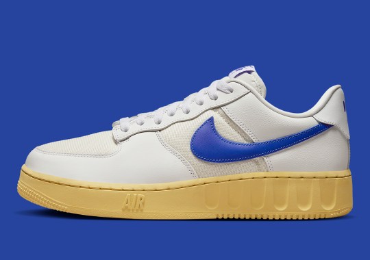 The Nike Air Force 1 Utility Surfaces In A White And Blue Colorway
