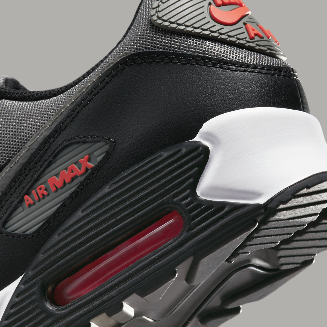 Nike Air Max 90 Black Grey Red FD0664-001 | SneakerNews.com
