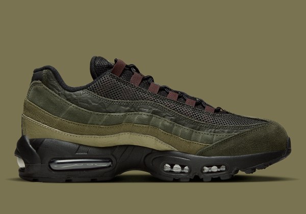 Nike Air Max 95 Black Earth Sequoia Cargo Khaki FD0652-001 ...