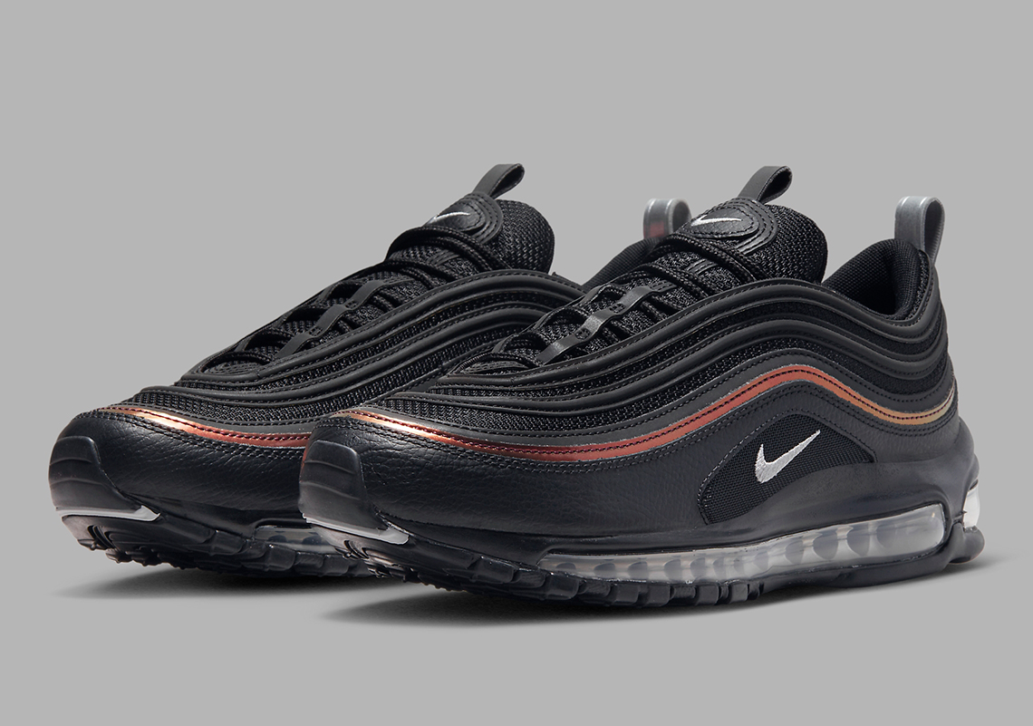 The Nike Air Max 97 Delivers A Simple Black-On-Red Colorway