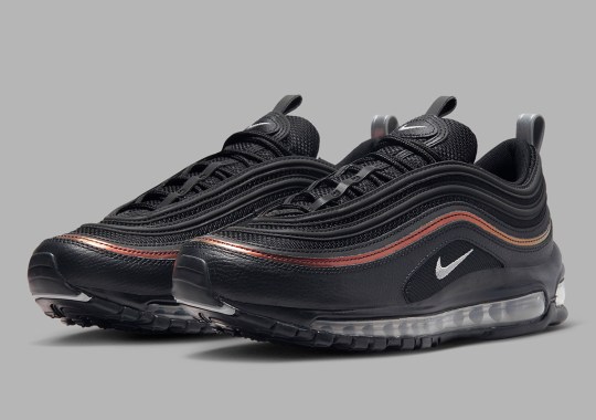 The Nike Air Max 97 Delivers A Simple Black-On-Red Colorway