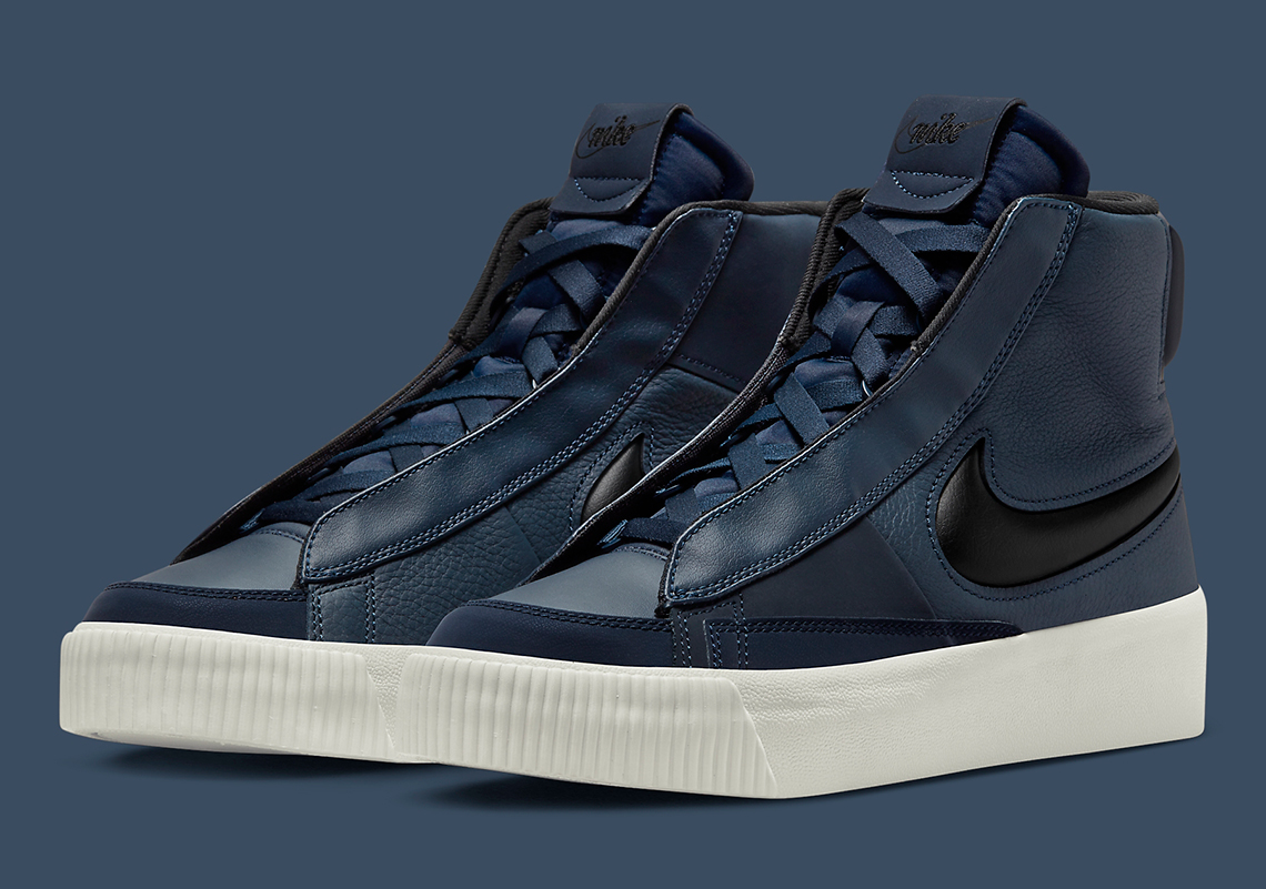 The Nike Blazer Mid Victory Resurfaces In An All-Navy Colorway