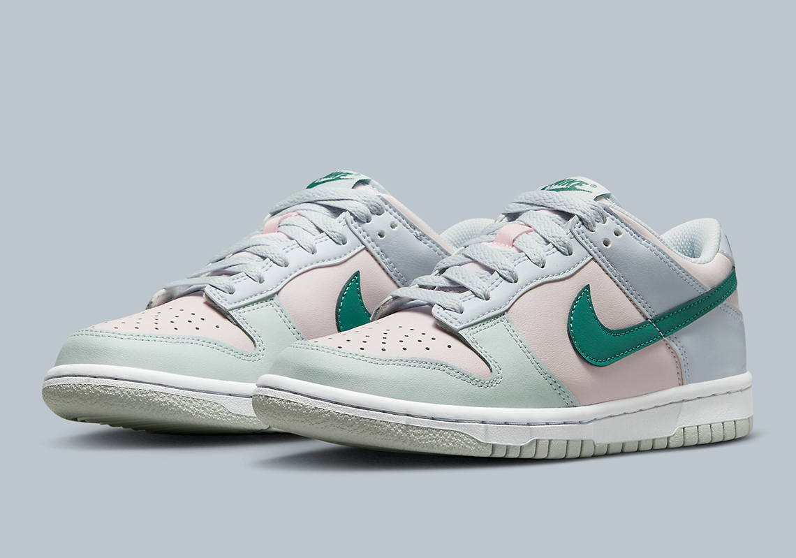 Nike Dunk Low Green Blue Pink GS PS TD Release Info | SneakerNews.com