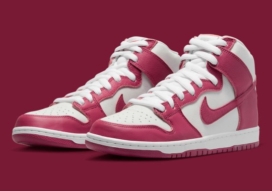 Nike SB Orange Label Gives The Dunk High A “Sweet Beet” Look