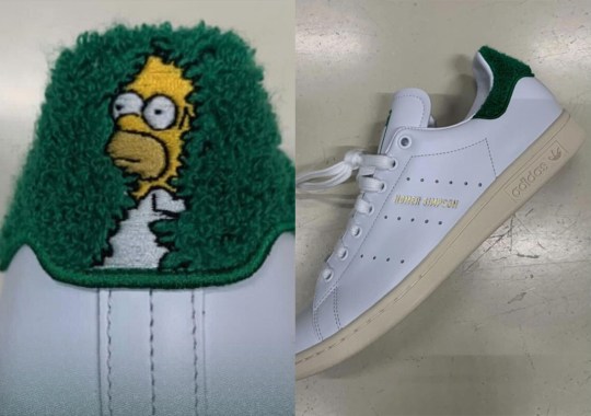 Homer Simpson Backs Into The Bushes Of This Upcoming adidas Stan Smith