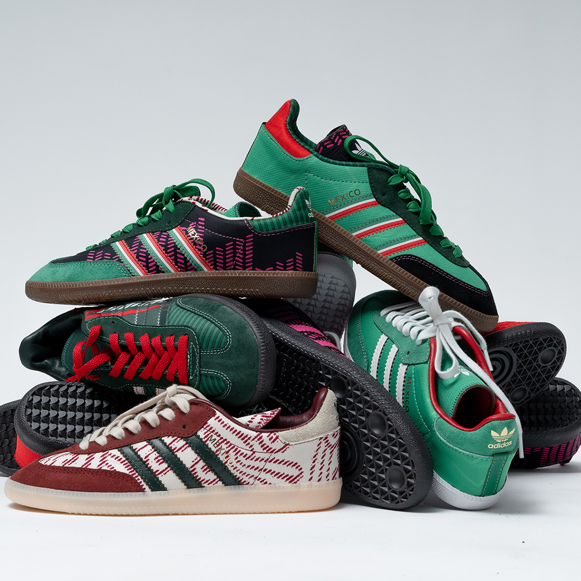 Apéndice Piquete pintor adidas Samba Custom Mexico Football Federation Jerseys | SneakerNews.com