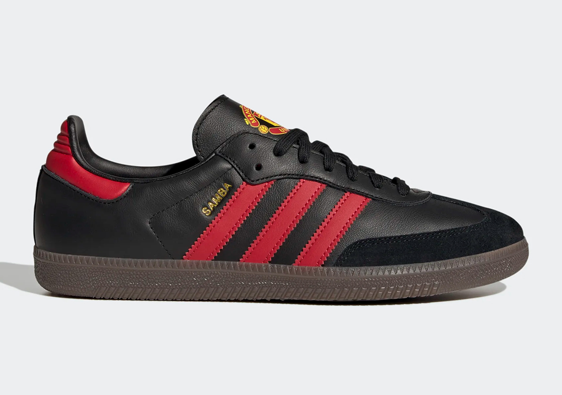 adidas samba red and black