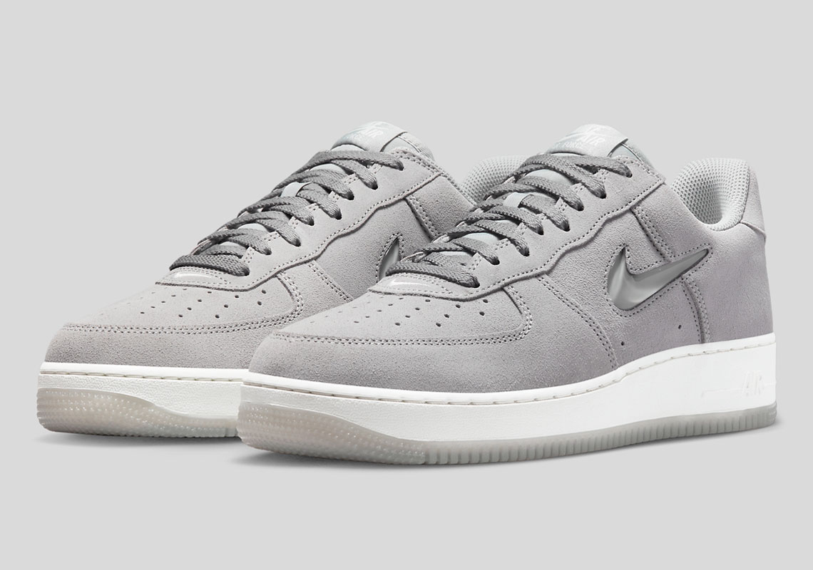Nike’s Air Force 1 “Color Of The Month” white Comes Flipped With Suedes
