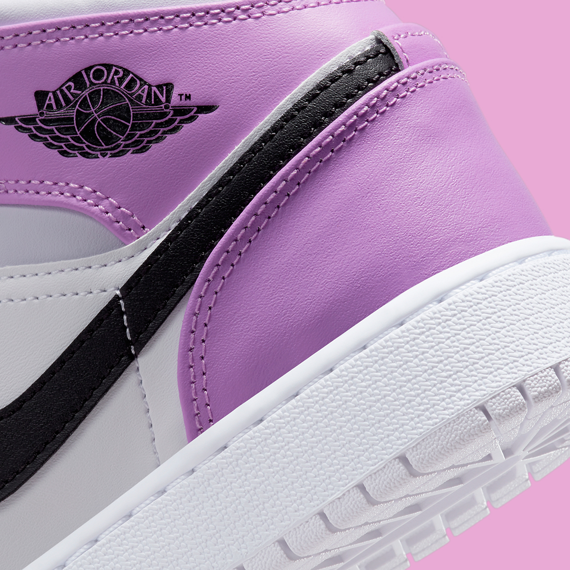 Air Jordan 1 Mid Gs Pink Lavender Dq8423 501 4
