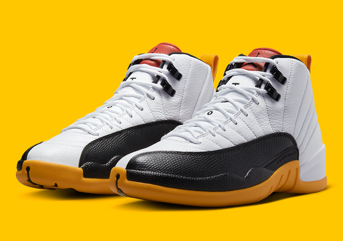 black orange jordan 12