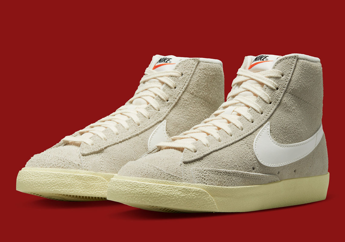 The Nike Blazer Mid '77 Extends Its Neutral Palette With A "Light Bone Suede" Treatment