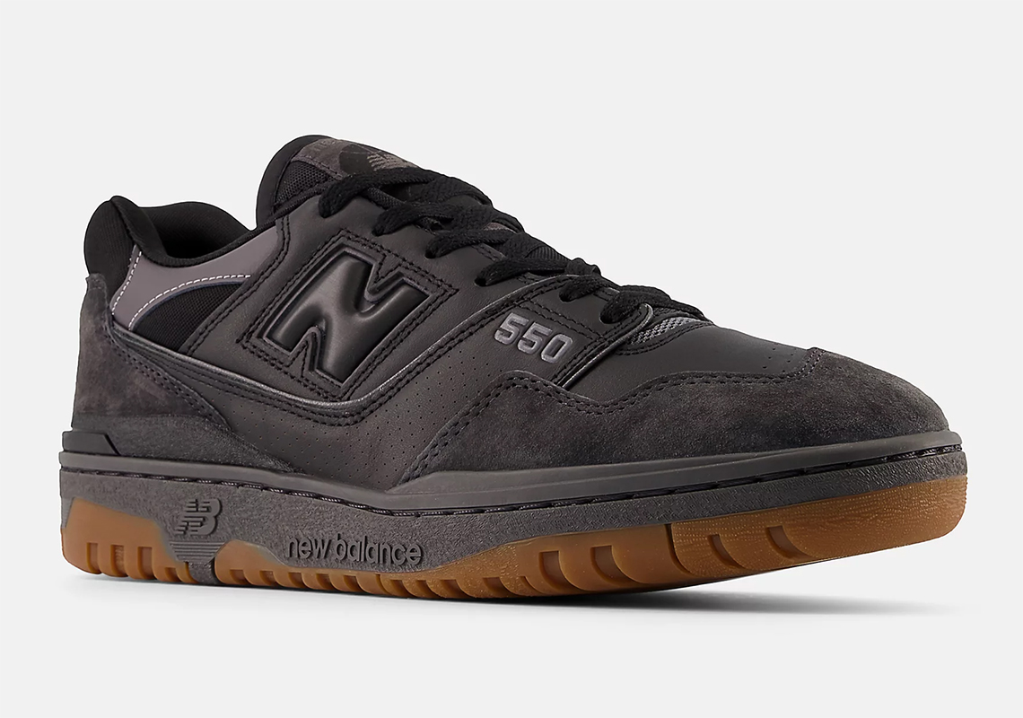 Street-Ready Black/Gum Appears On The New Balance 550