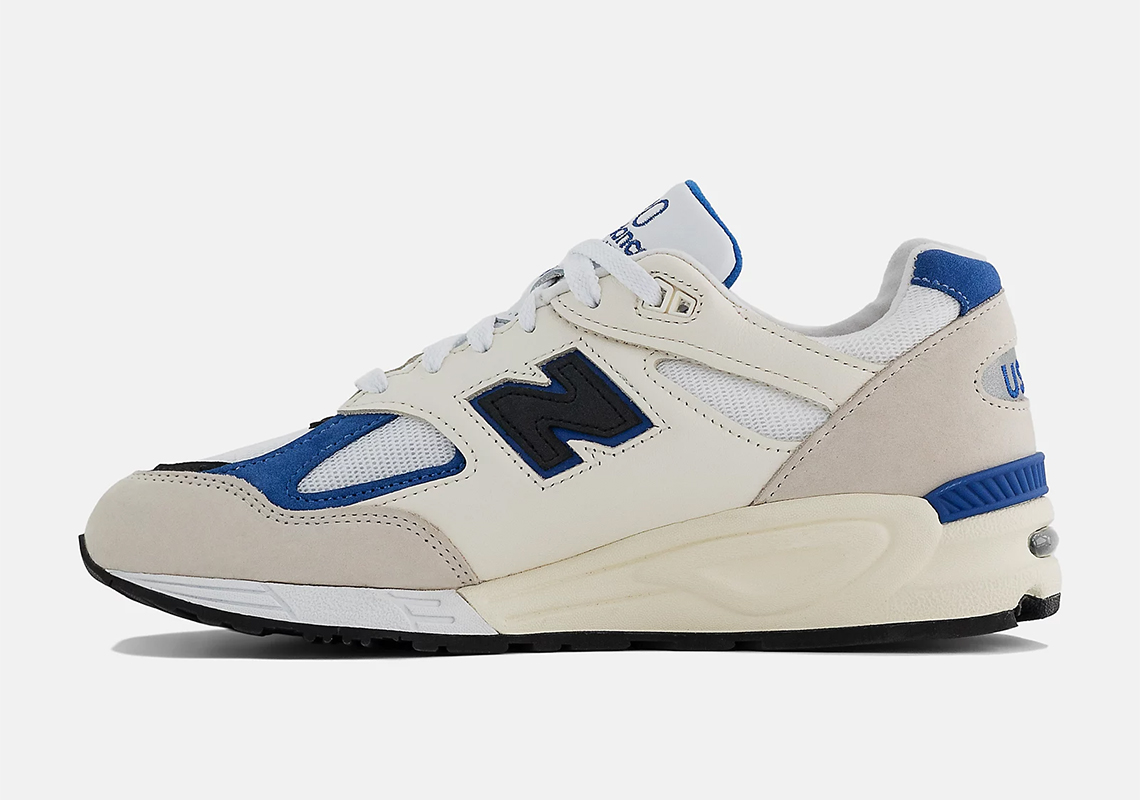 販売商品の販売 NEW BALANCE M990 WB2 26cm US8 新品 白 青 USA - 靴