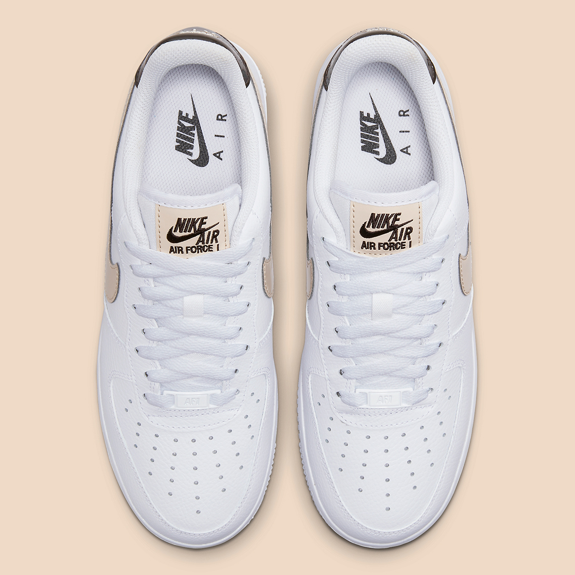 Nike Air Force 1 Low White Tan Black Fd9873 100 7