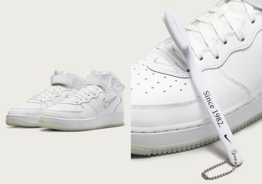 Nike’s Color Of The Month Program Expands To The Air Force 1 Mid “Summit White”
