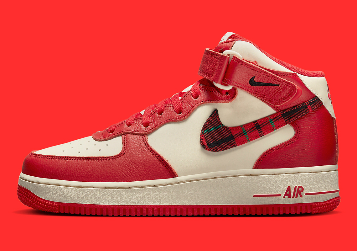 Nike Air Force 1 Mid Plaid DV0792-101 | SneakerNews.com