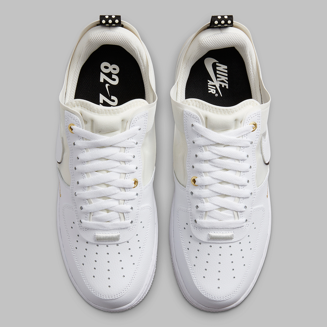 Nike Air Force 1 Mid React 40th Anniversary White Black