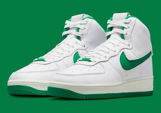 The Nike Air Force 1 Sculpt Returns In A Lucky “White/Green” Combination