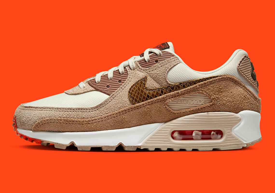 Nike Air Max 90 "Snakeskin" DX9502-100 | SneakerNews.com