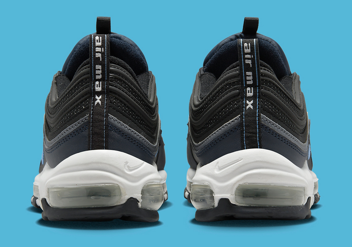 Nike Air Max 97 (Black/Dark Obsidian/Pure Platinum/University Blue) - SKU:  DQ3955-001 