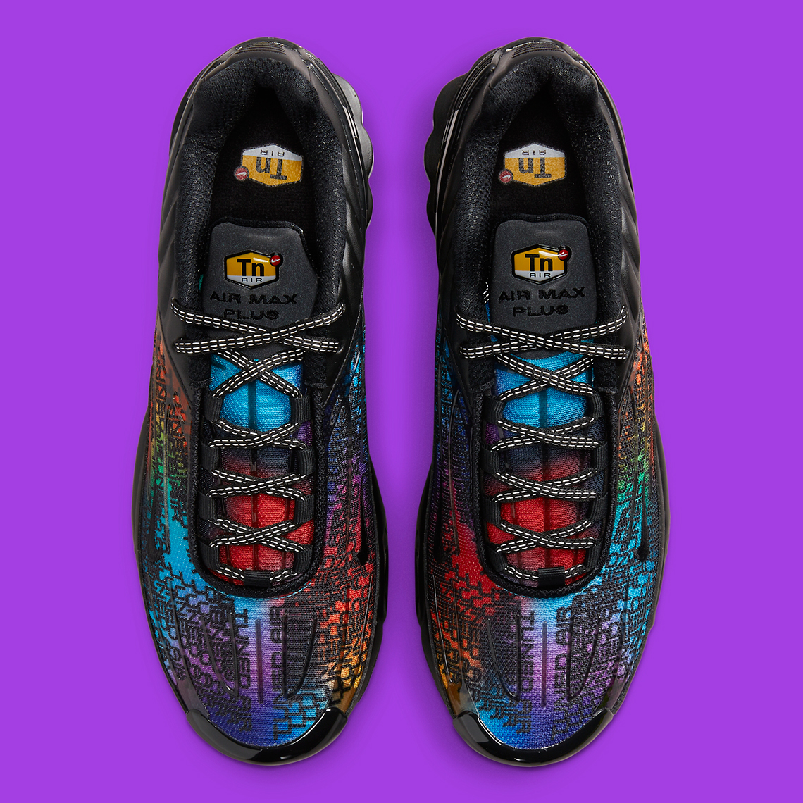 Black and rainbow shop 'air max plus