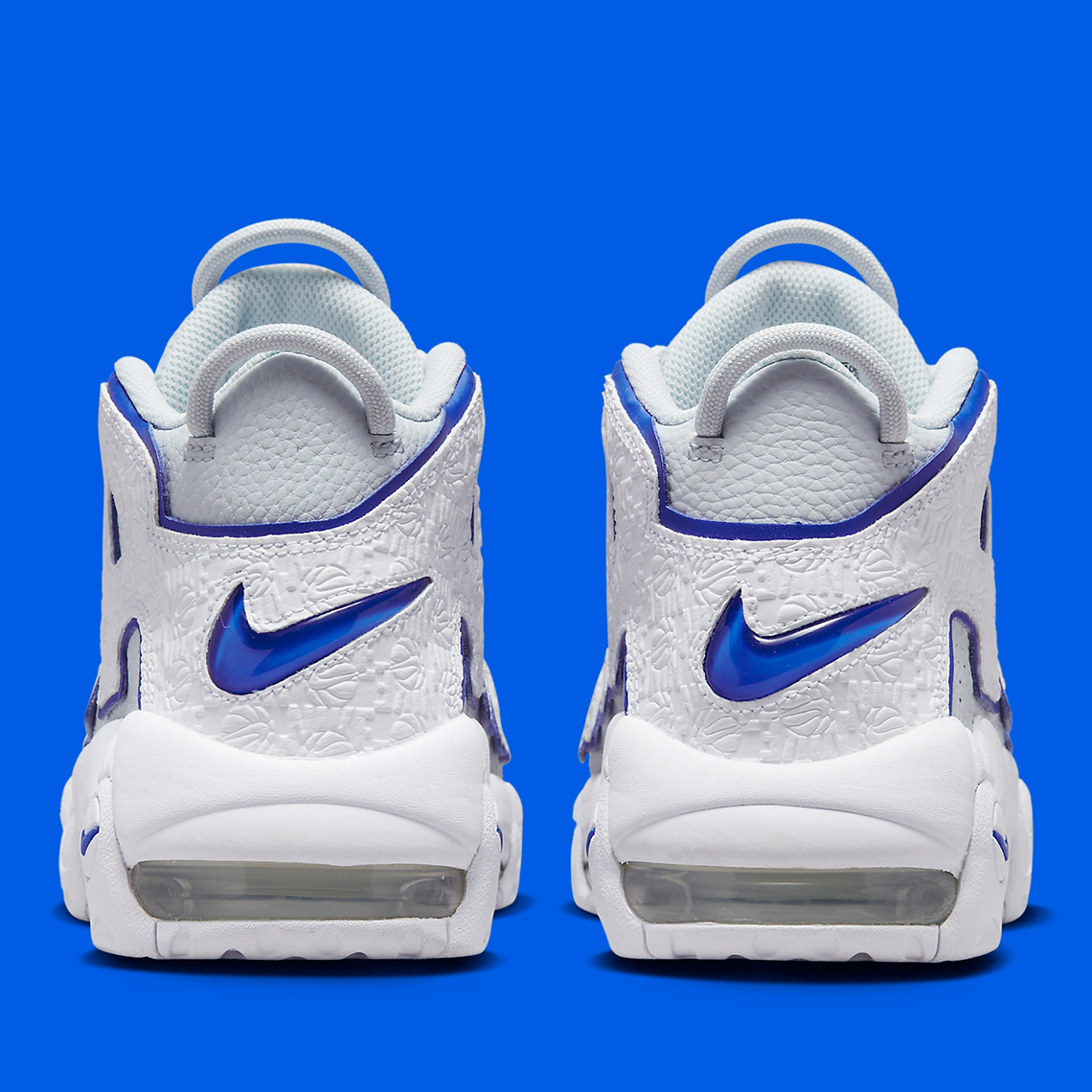 nike air more uptempo embossed white royal FD0669 100 2