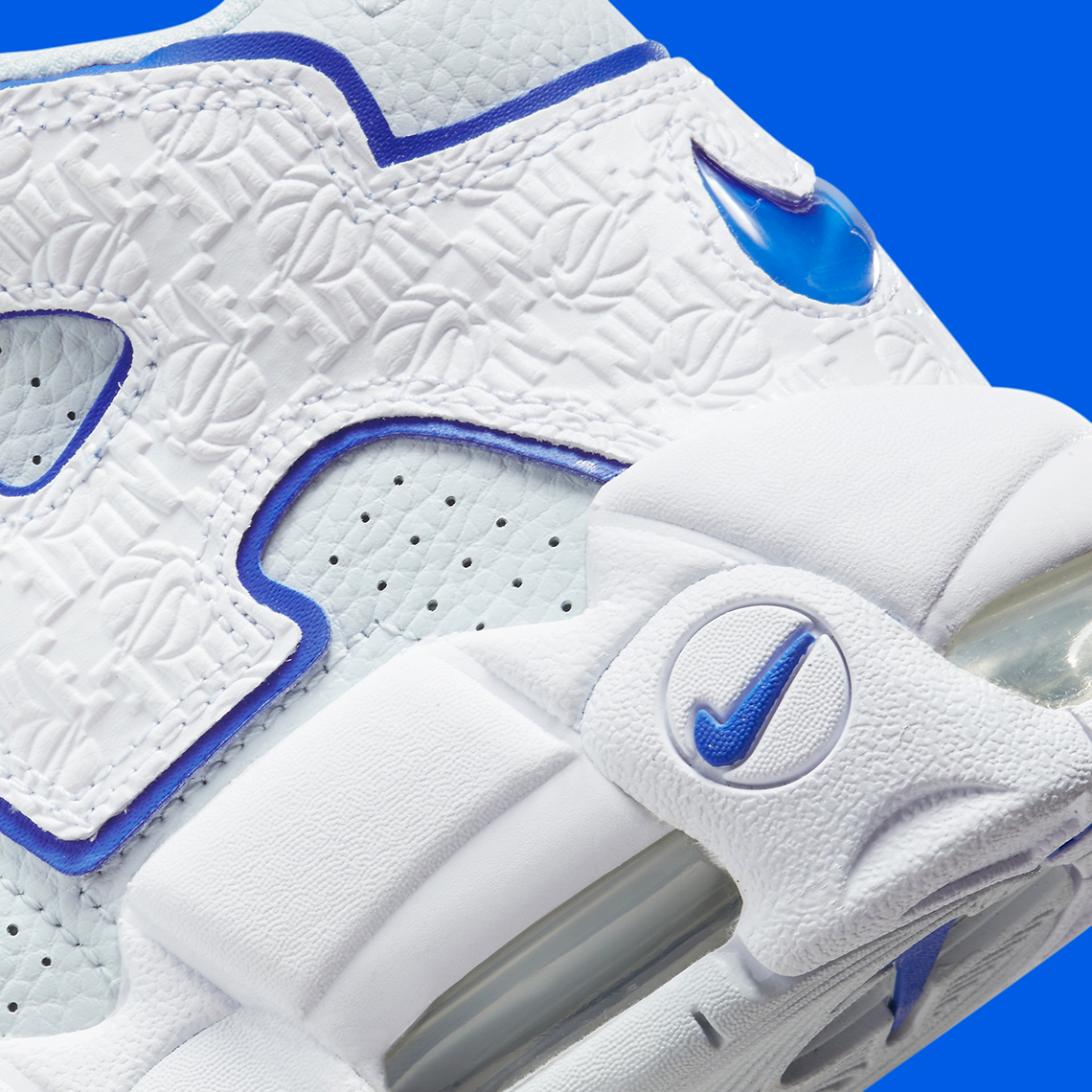 nike air more uptempo embossed white royal FD0669 100 4