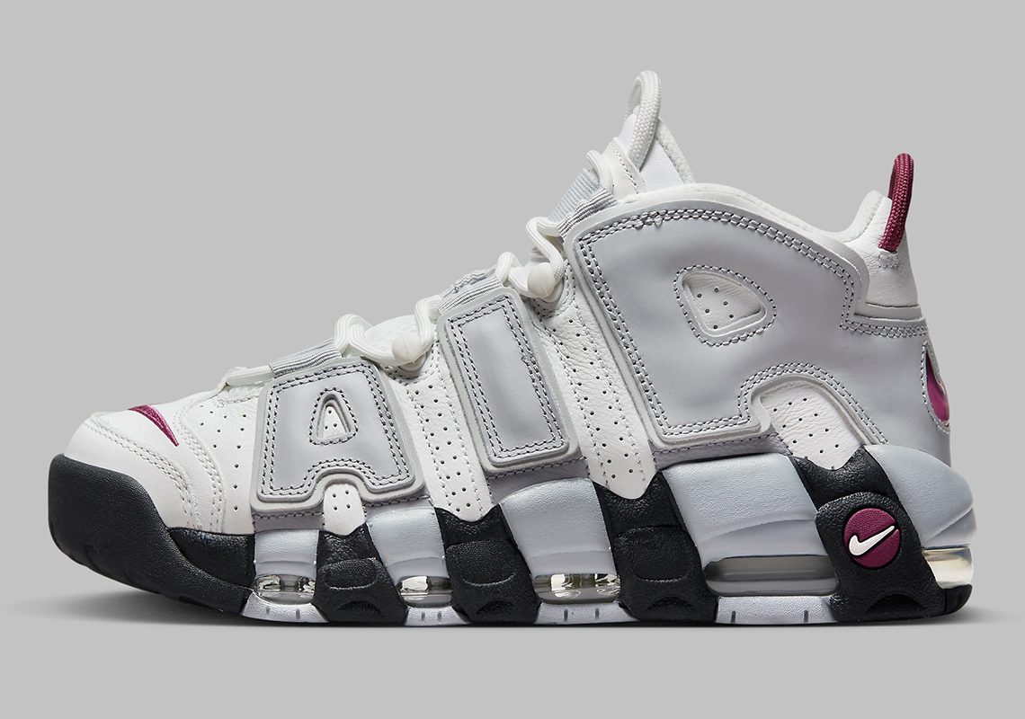 Mulberry Accents Touch On The Nike Air More Uptempo