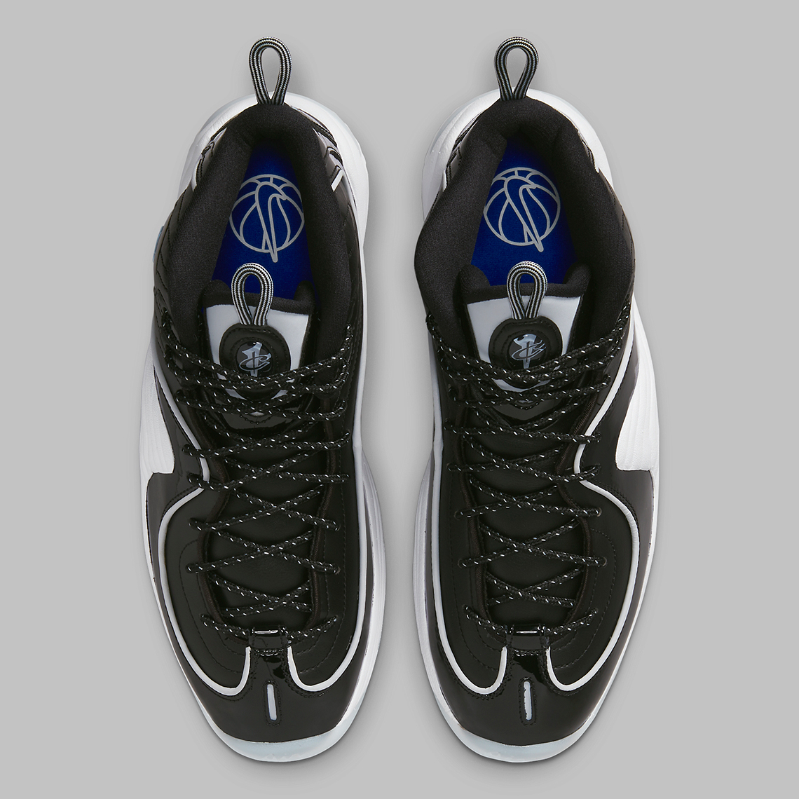 nike air penny 2 black white blue DV0817 001 2