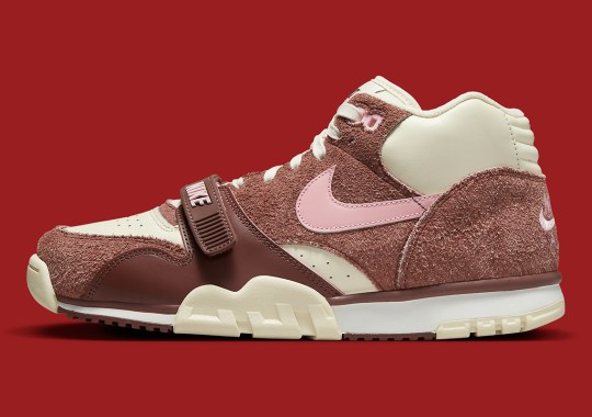 The Nike Air Trainer 1 “Valentine’s Day” Is A Subtle Love Letter To The Air Max 90 “Bacon”