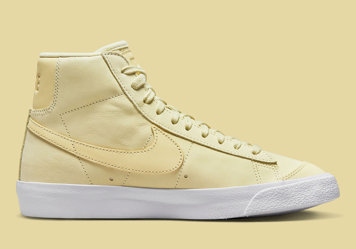 nike blazer mid lemon DQ7572 700 1