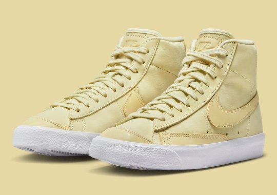 Clad Lemon Leathers Coat This Nike Blazer Mid