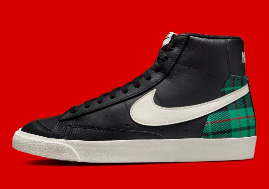 Nike Adds The Blazer Mid To The Holiday Plaid Collection