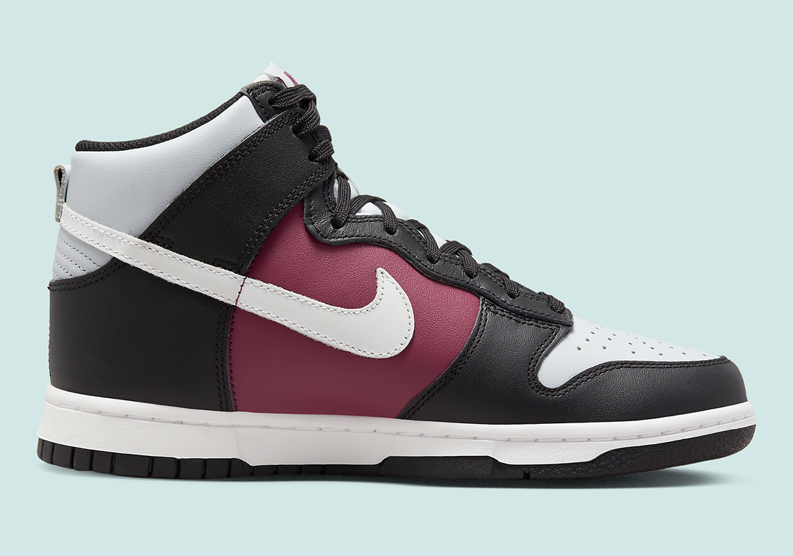 Nike Dunk High Black White Maroon DD1869-005 | SneakerNews.com