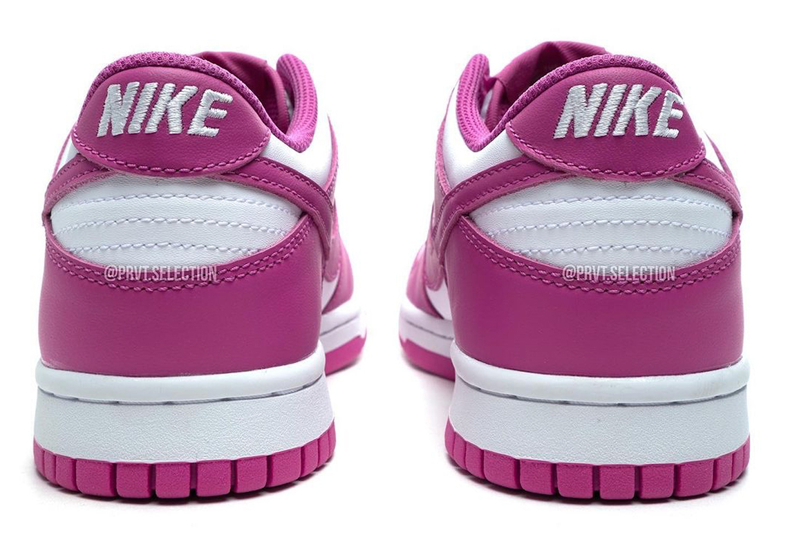 nike lakers dunk low active fuchsia 1